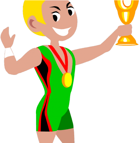 Wrestling Clipart Horse - Winner Cartoon Png Transparent Png (640x480), Png Download