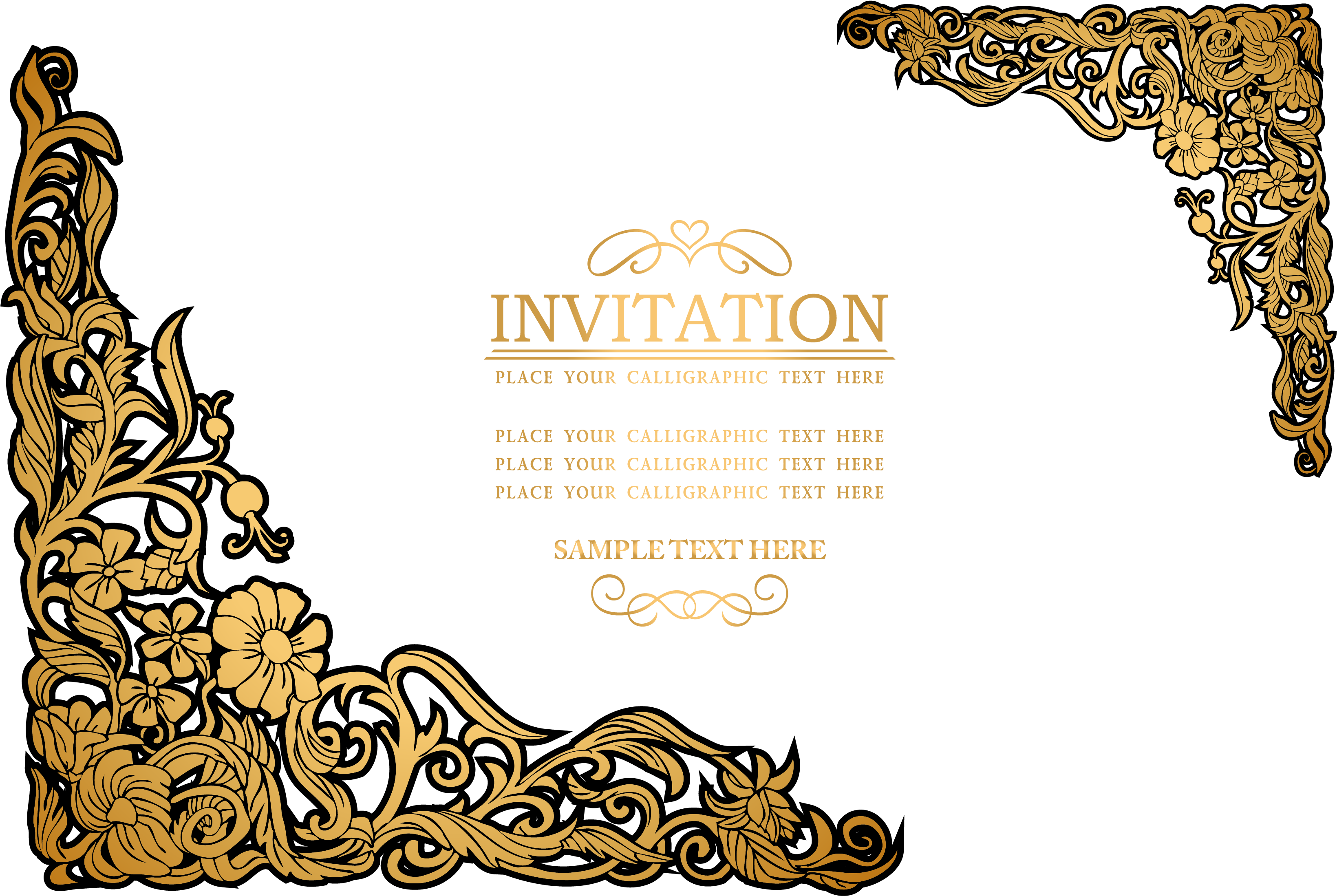 Invitation Paper Wallpaper Business Clipart (3406x2397), Png Download