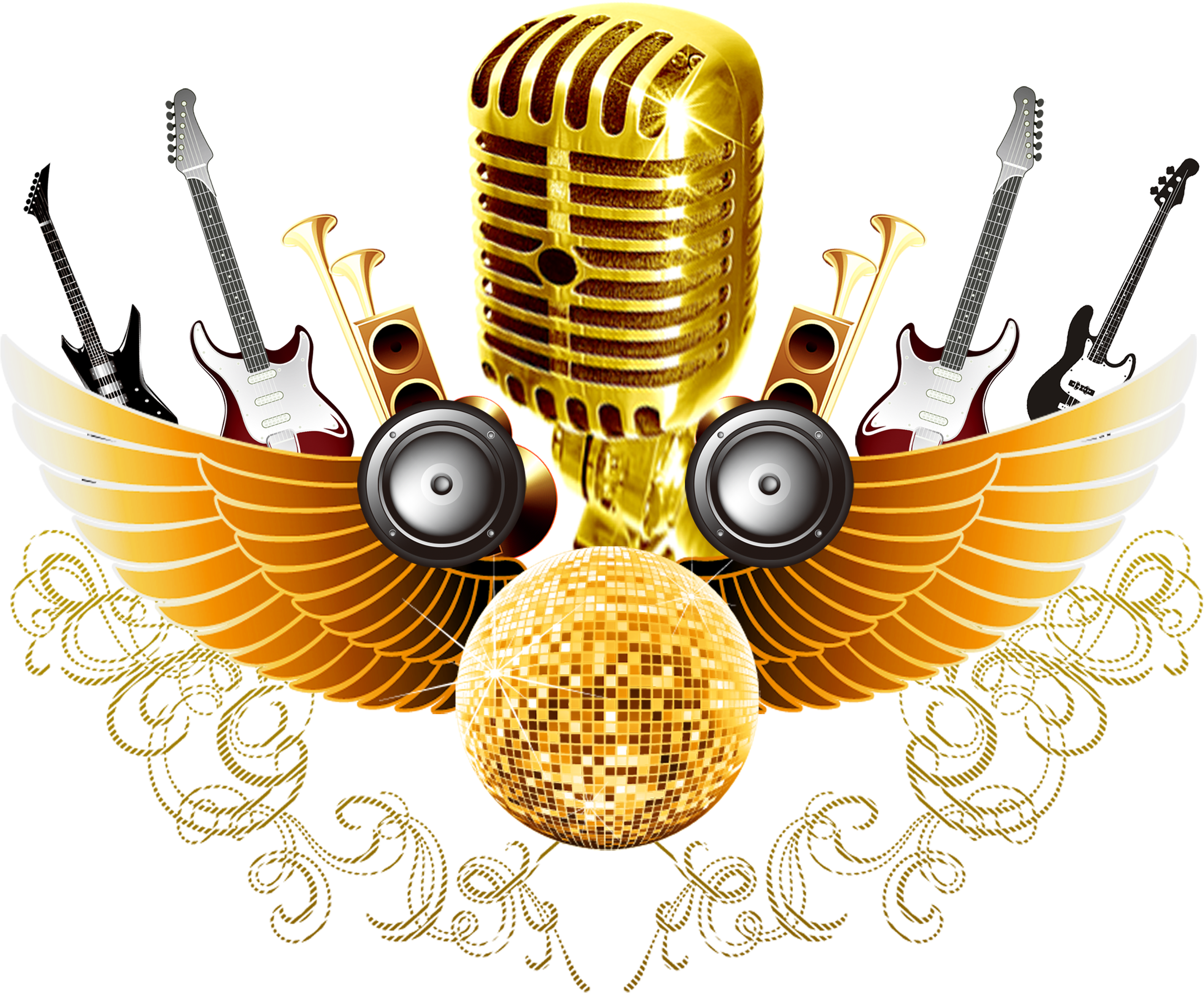 Microphoneguitar - Microphone Png Clipart (3000x3797), Png Download