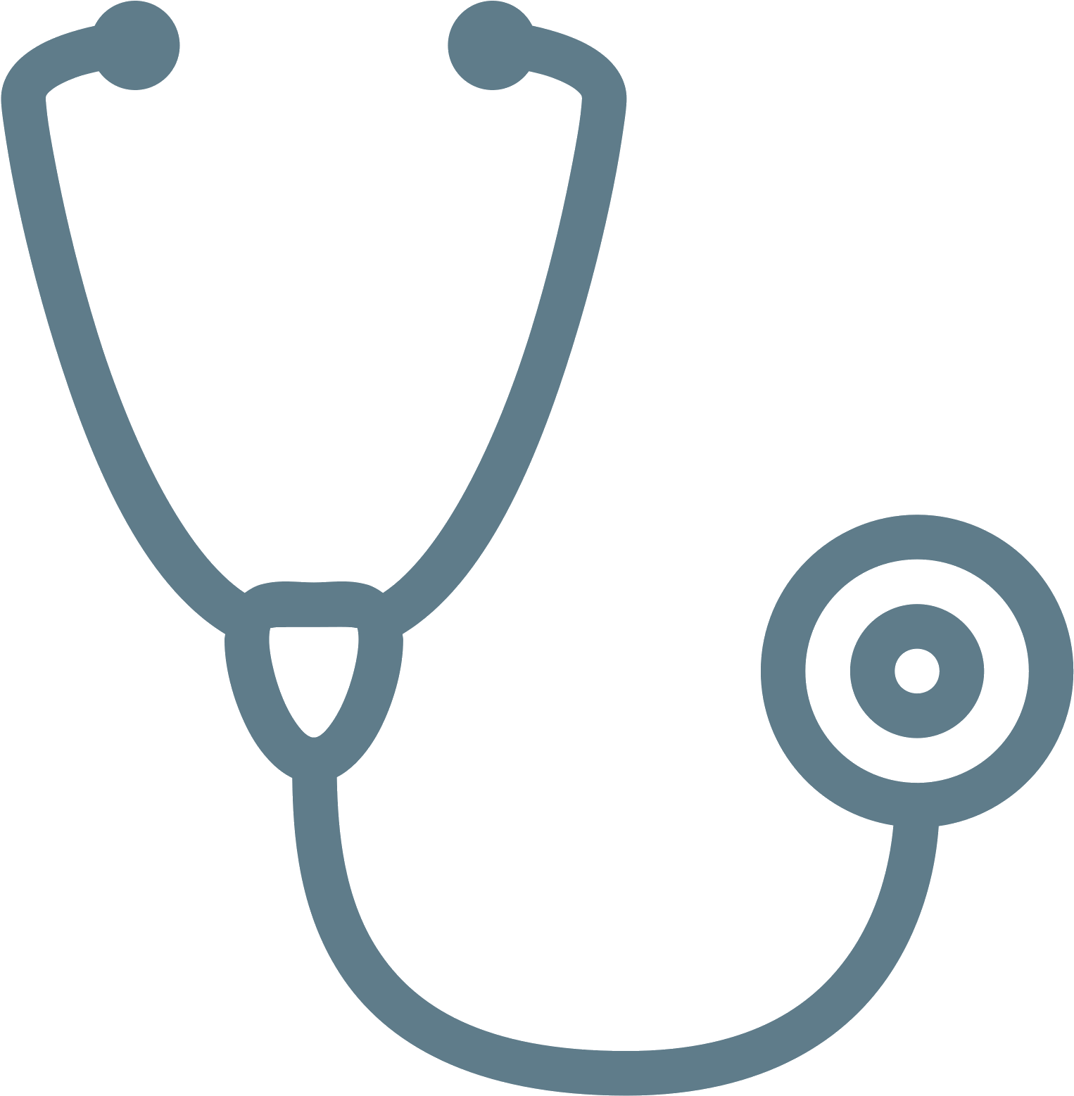 Transparent Stethoscope Old Image Transparent - Clip Art Stethoscope - Png Download (1600x1600), Png Download