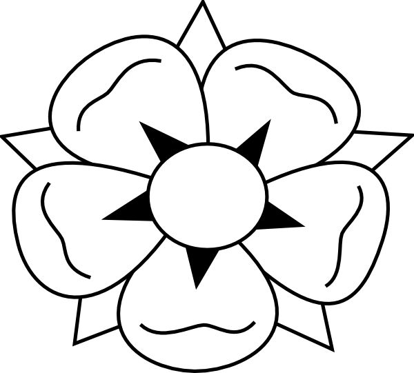 Hawaiian Flower Clip Art At Clker Com - Clip Art - Png Download (600x541), Png Download