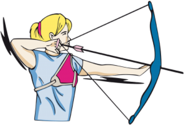 Olympic Archery Clipart - Png Download (640x480), Png Download