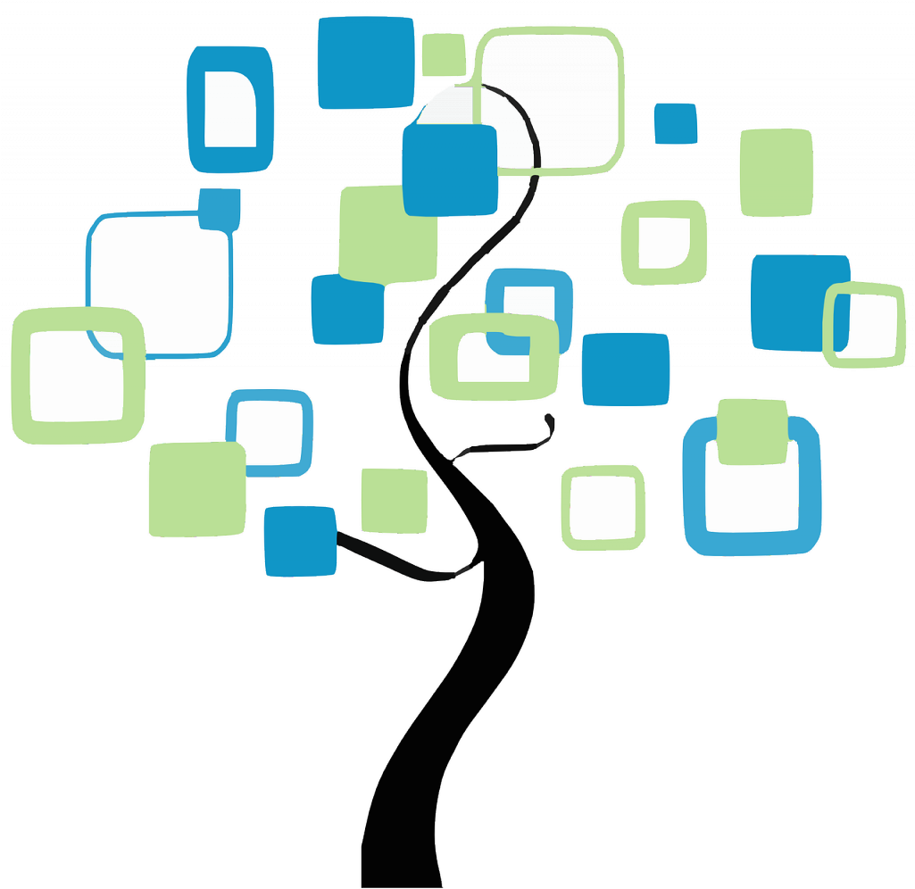 Stylized Family Tree Clipart (1024x1010), Png Download