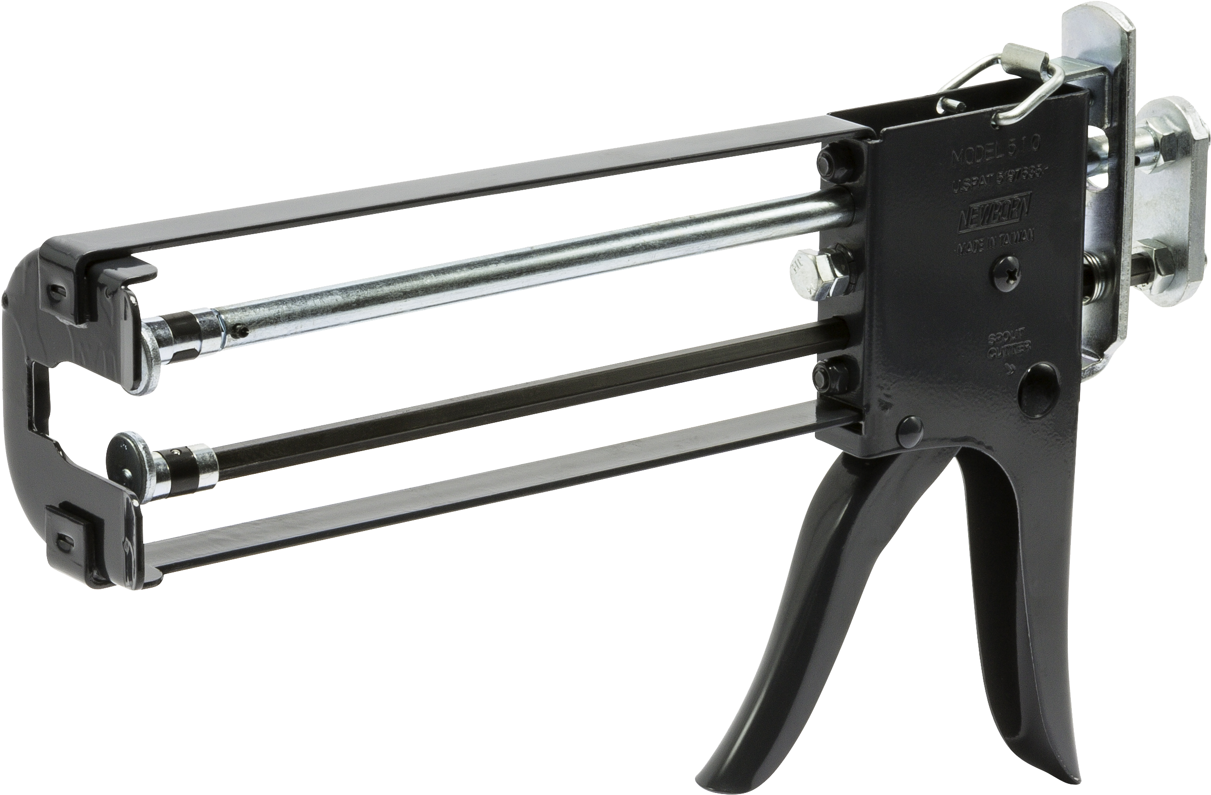 Newborn Caulk Guns Art Deco Style Door Numbers Leaf - Rifle Clipart (2554x1698), Png Download