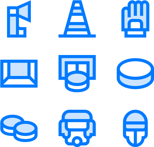 Hockey - Icon Clipart (600x564), Png Download