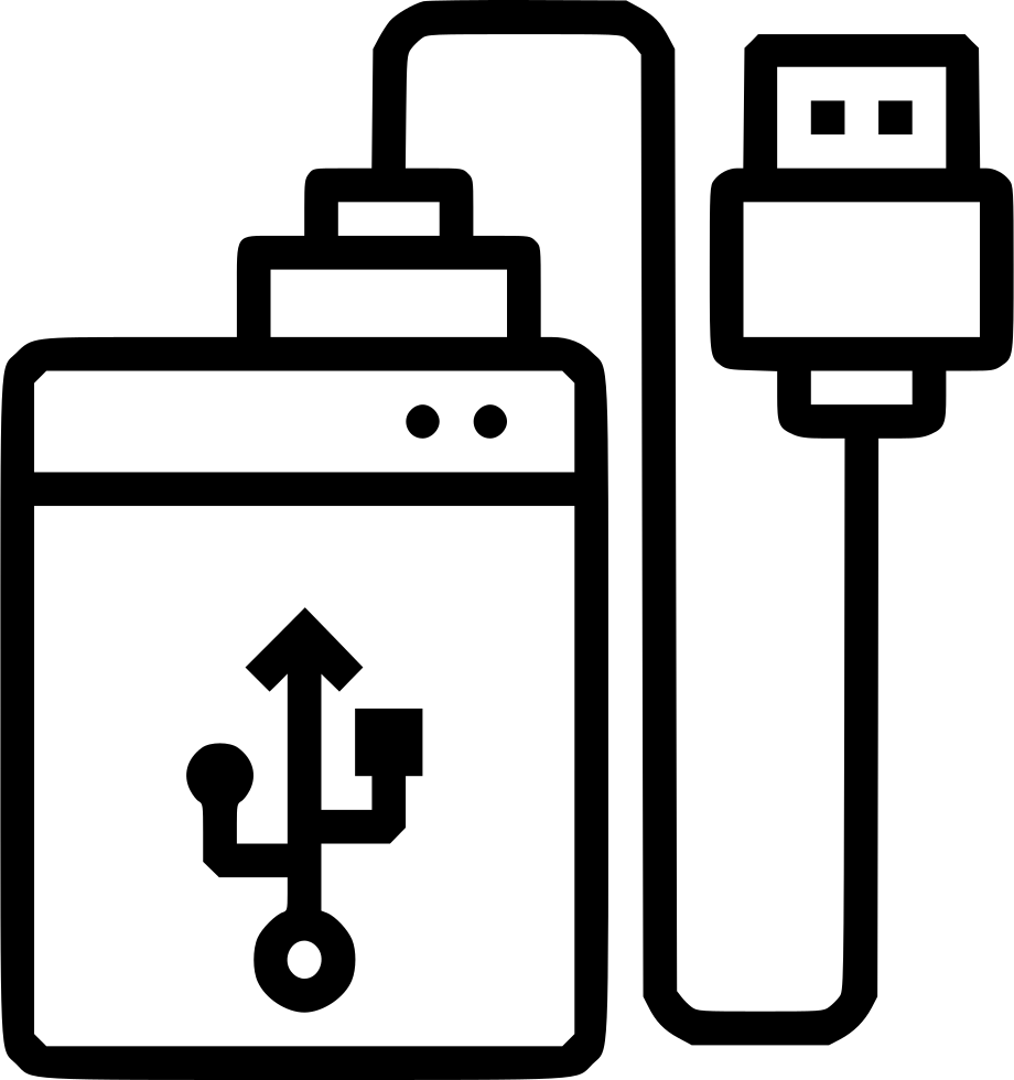 External Hard Disk Hdd Usb Drive Storage Space Memory - External Hard Drive Vector Clipart (920x980), Png Download