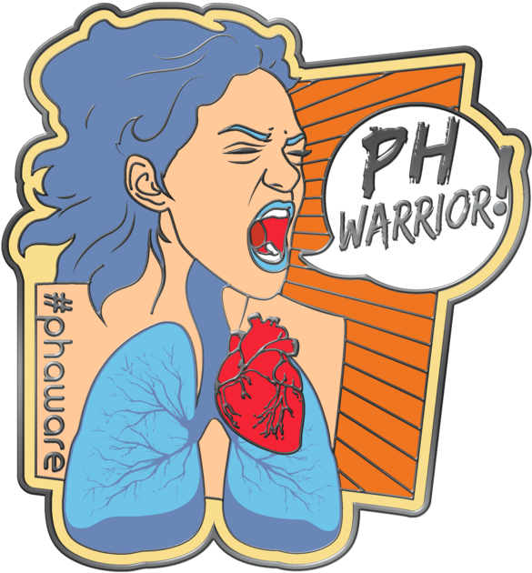 "ph Warrior" Trading Pin Clipart (1000x667), Png Download
