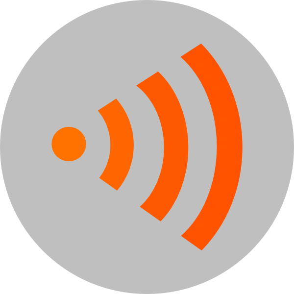 This Free Clip Arts Design Of Wifi Orange - Png Download (600x600), Png Download