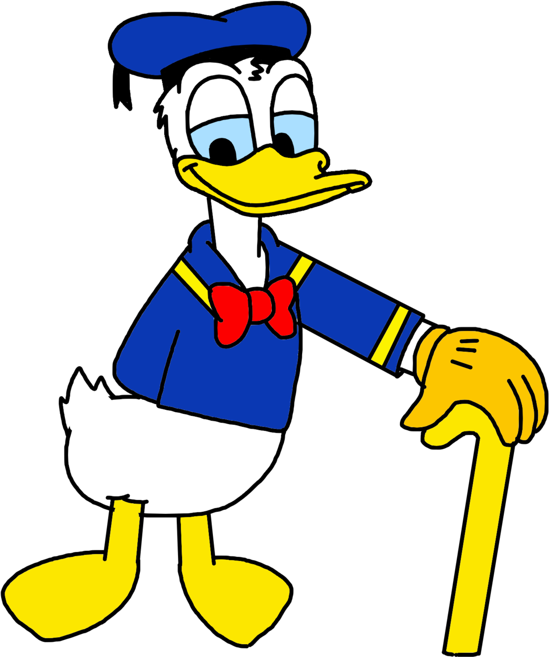 Donald Duck Look Png Image Clipart (1600x1600), Png Download
