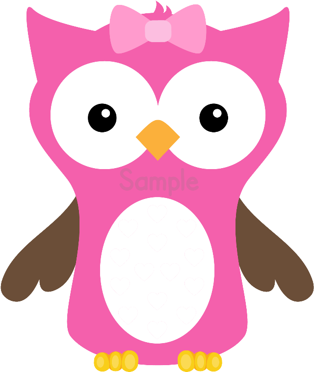 Girl Owl - - Number Line Clipart (780x780), Png Download