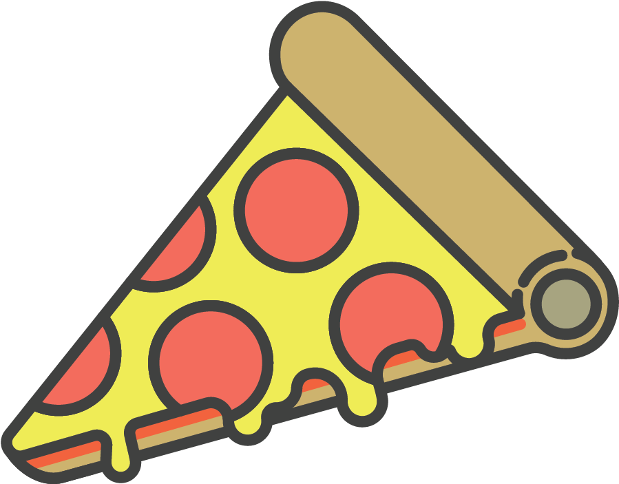 Cheesy Pepperoni Pizza Shirt - Pizza Clipart (900x900), Png Download
