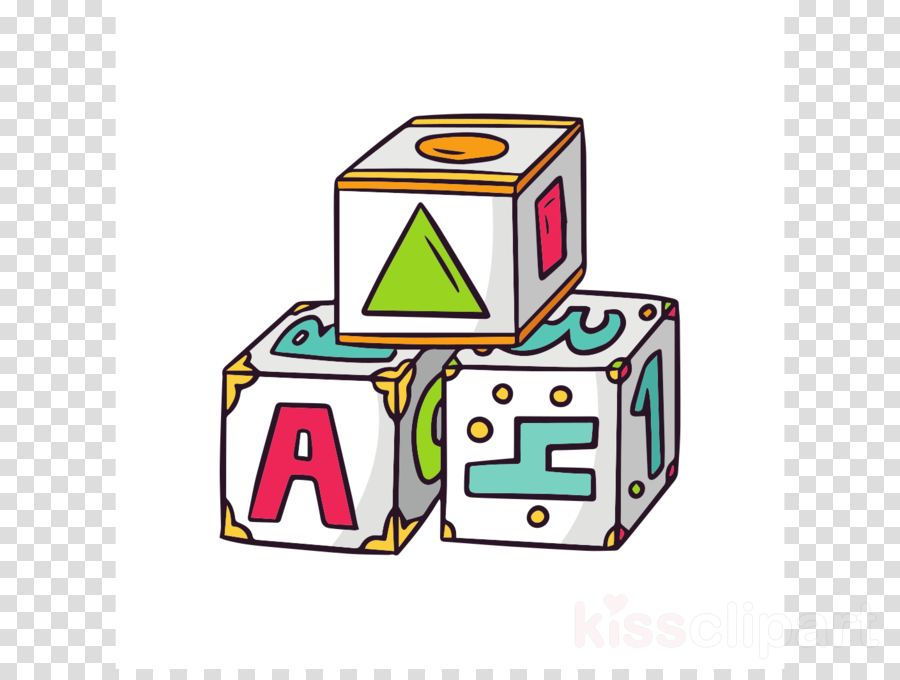 Toy Clipart Toy Block - Cube Dessin Couleur - Png Download (900x680), Png Download