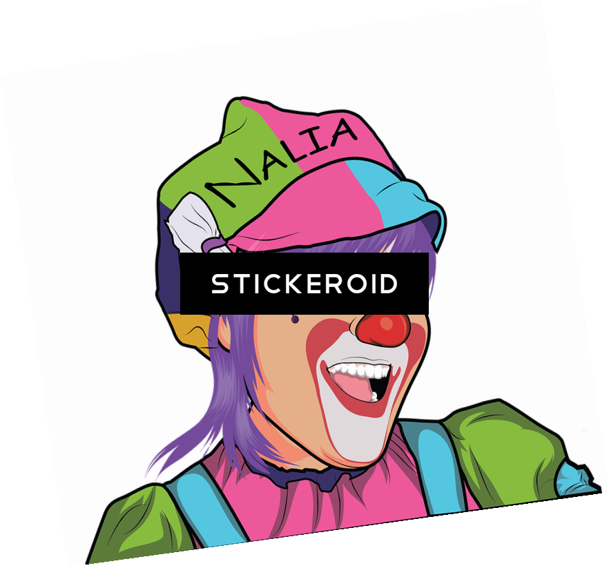 Clown People - Cartoon Clipart (882x823), Png Download