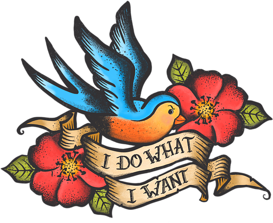 Bleed Area May Not Be Visible - Bluebird Tattoo On Hand Clipart (600x600), Png Download