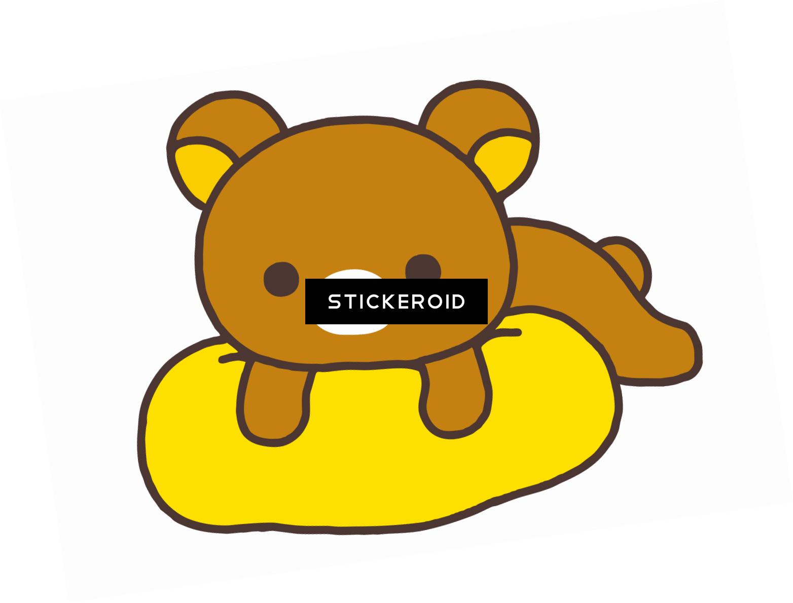 Rilakkuma - Apieu Air-fit Tension Pact #21 Spf30/pa++ [rilakkuma Clipart (1564x1190), Png Download
