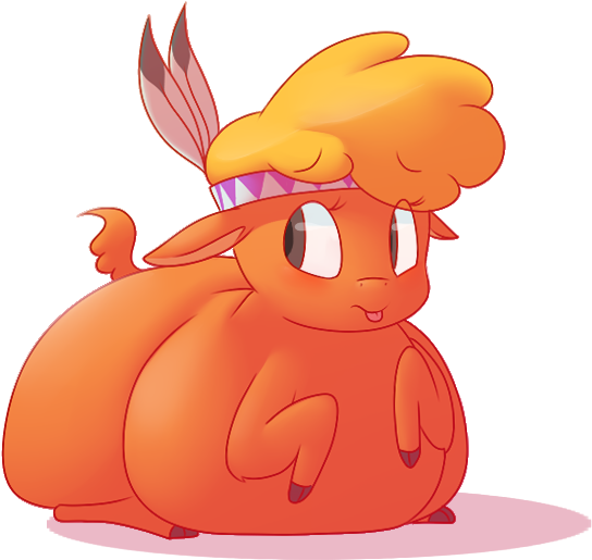 Secretgoombaman12345, Chubby, Cute, Fat, Little Strongheart, - Fat Clipart (600x600), Png Download
