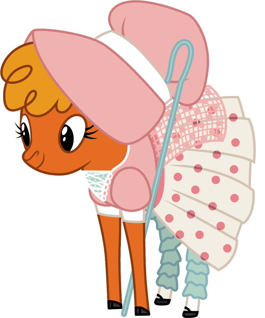 Bo Peep Clipart Exclusives Black Source - Little Strongheart As Bo Peep - Png Download (1001x1213), Png Download