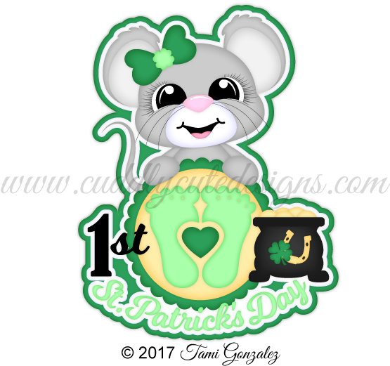 1st St Patrick's Day - Saint Patrick's Day Clipart (600x600), Png Download