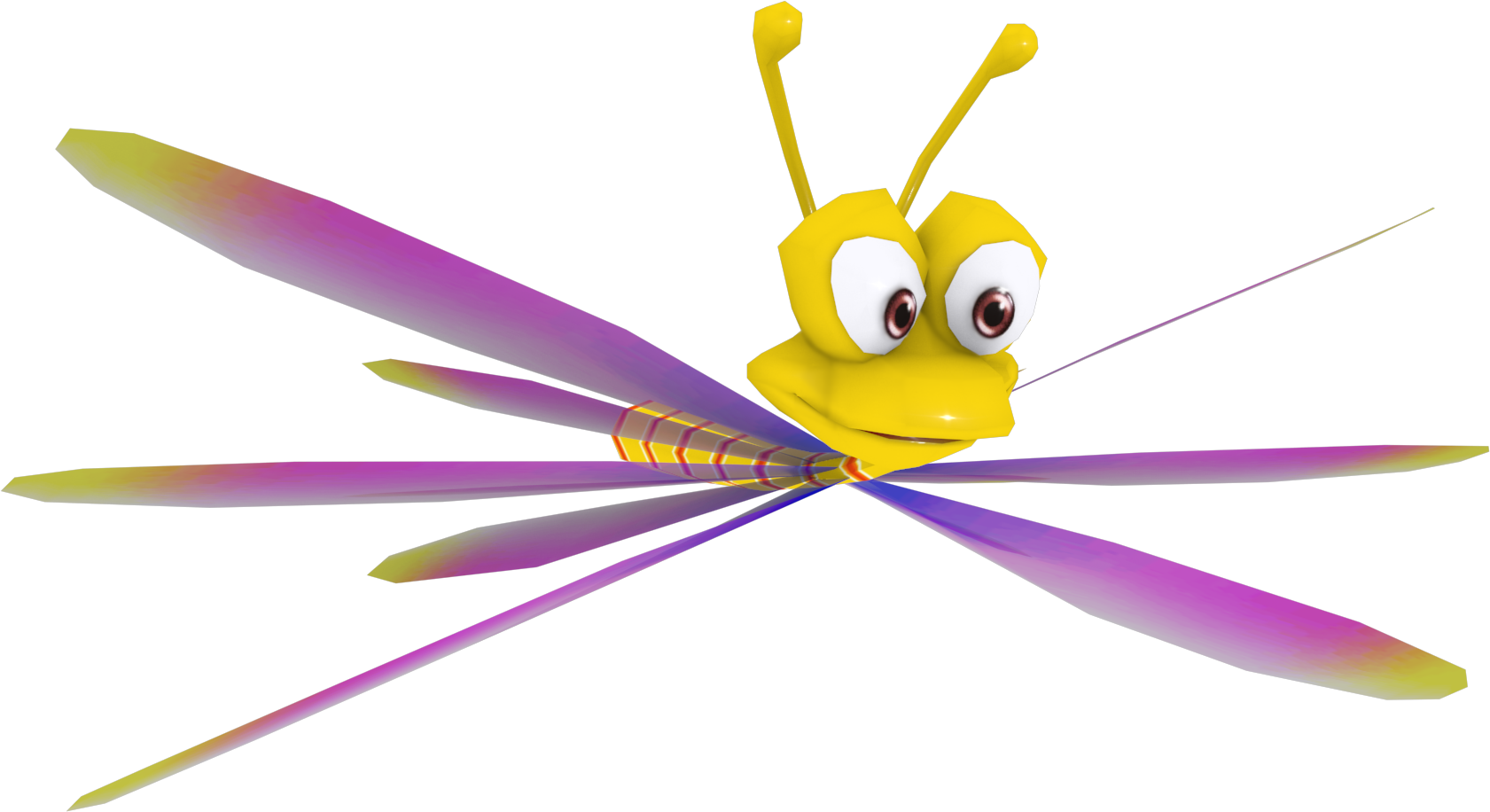 Sparx Spyro Enter The Dragonfly Model By Crasharki Clipart (1681x916), Png Download