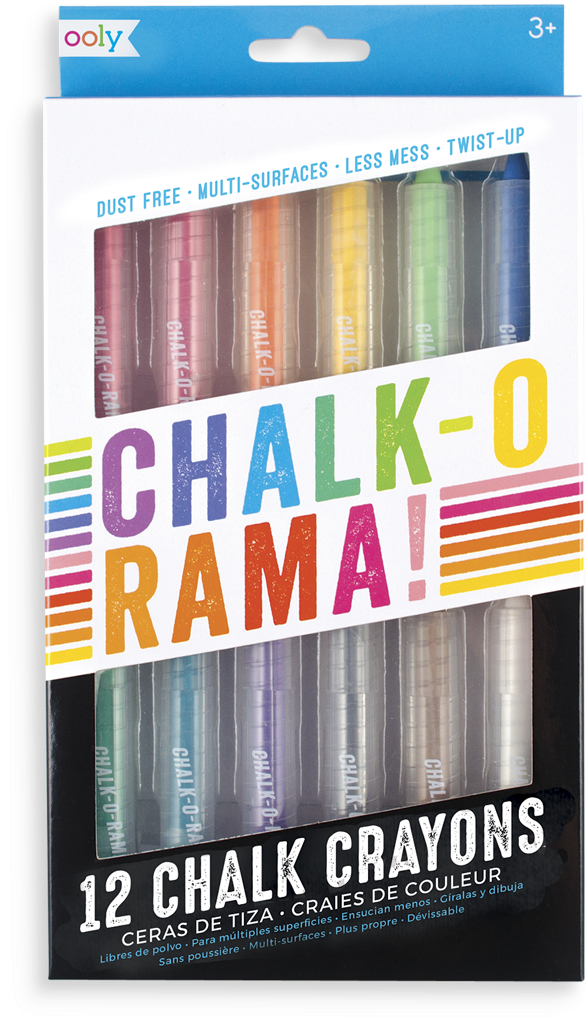 124 003 Chalk O Rama Chalk Crayons B V=1544037881 - International Arrivals 124-003 Multi-surface Children Clipart (1200x1200), Png Download