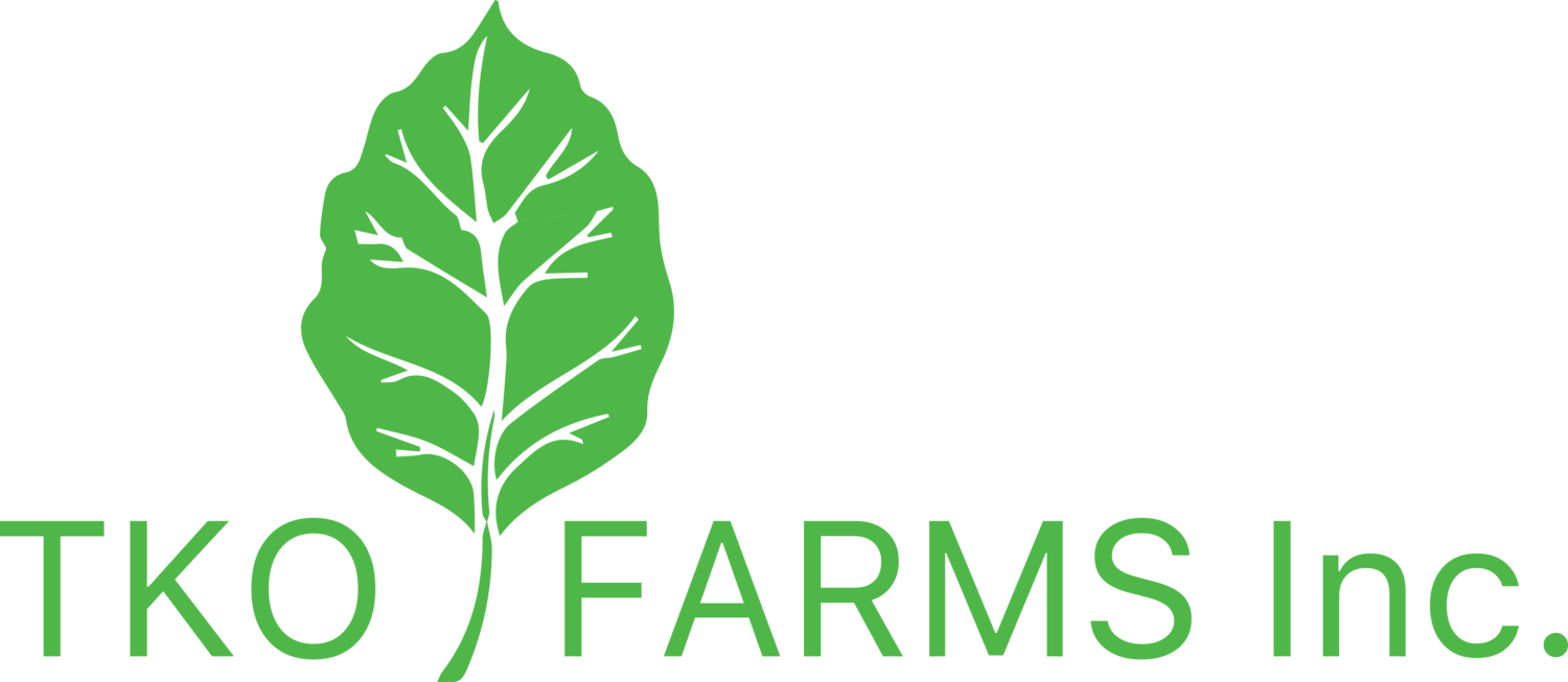 Tko Farms Logo Clipart (1500x653), Png Download