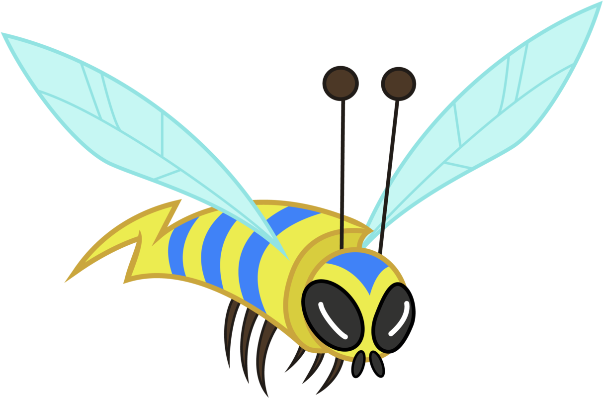 Animal Artist Crimson Flash Insect Safe - Mlp Flash Bee Clipart (1280x897), Png Download