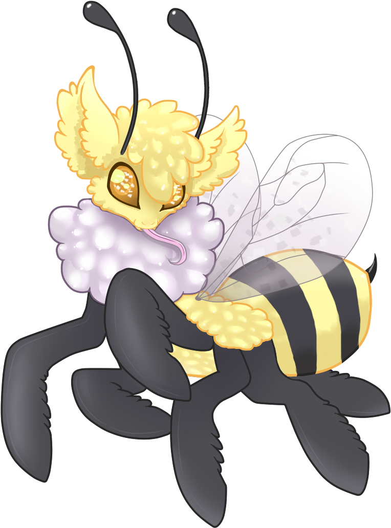 Artist Shark Sheep Pony Original Species - Bee Pony Clipart (1000x1100), Png Download
