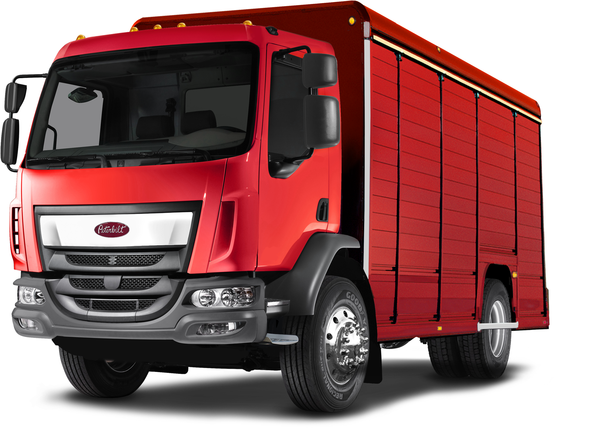 Clip Art Royalty Free Library Fire Png Download Free - Peterbilt Trucks Transparent Png (2500x1548), Png Download