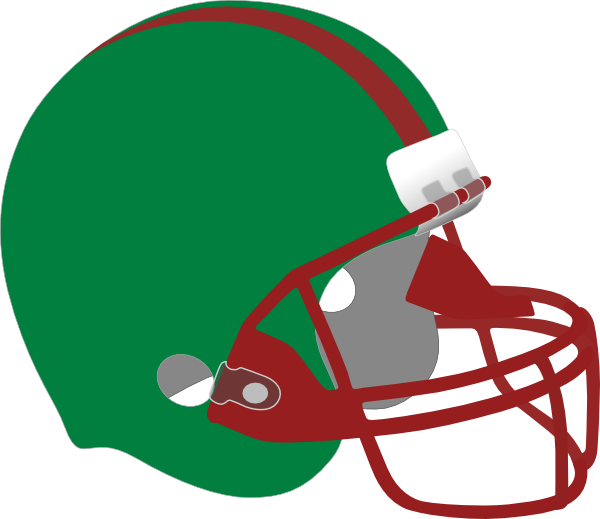 Football Helmet Red Png Clipart (600x519), Png Download