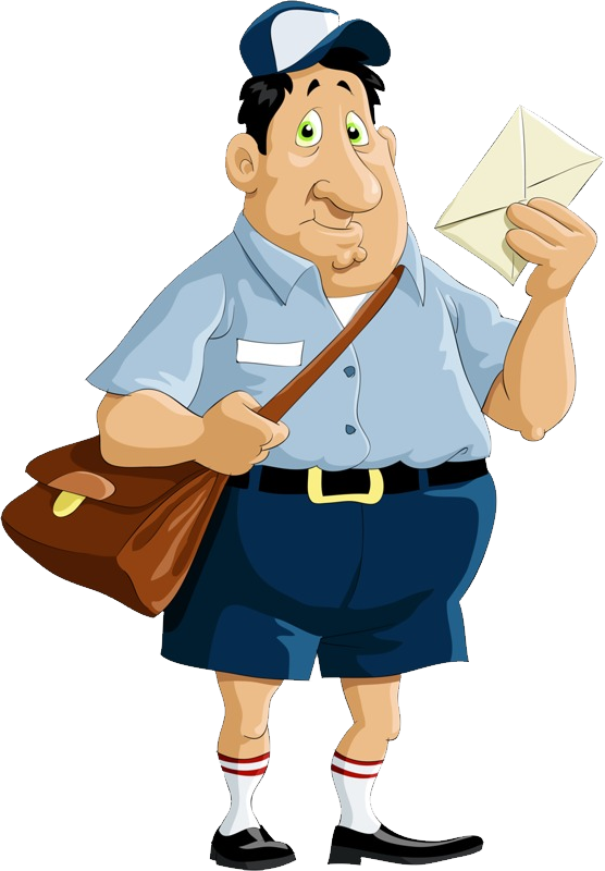 Banner Free Download Postman Png Free Images Toppng - Post Man Png Clipart (480x691), Png Download