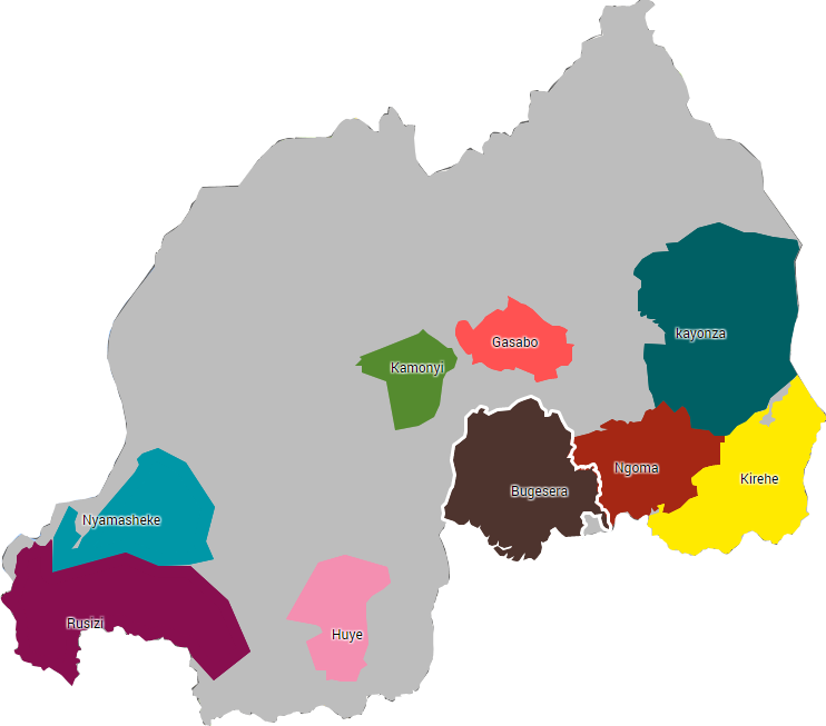 Area Of Intervention - Rwanda Clipart (742x653), Png Download