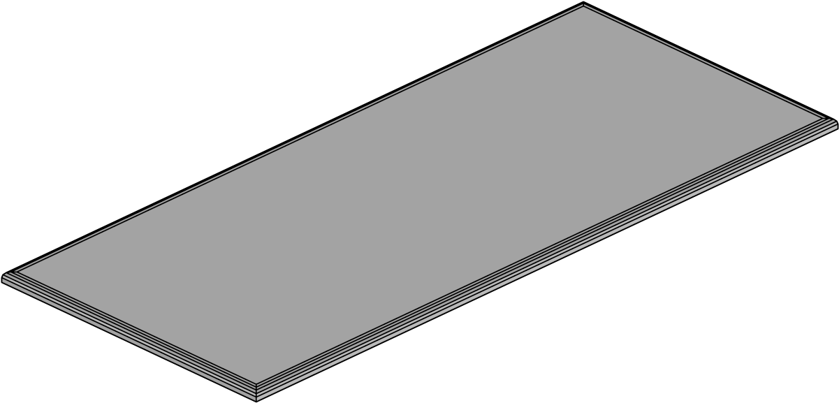 Tp-tbl,w,rct,e4296 - Serving Tray Clipart (1200x1200), Png Download