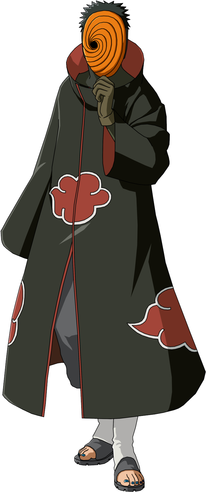 Image Uchiha Akatsuki Png - Obito Uchiha Full Body Clipart (757x1722), Png Download