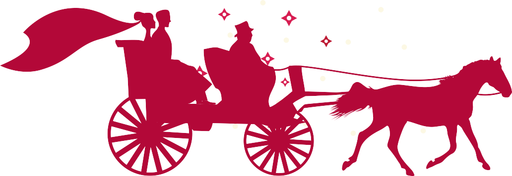 Rath Rath - Horses On Wedding Invitation Clipart (1032x356), Png Download