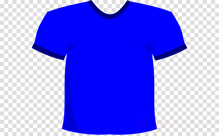 Blue Shirt Clipart T-shirt Clip Art - Clip Art - Png Download (900x560), Png Download