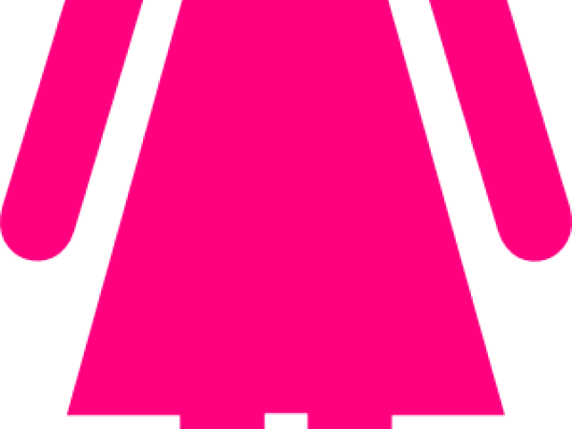 Pink Hair Clipart Female - Png Download (640x480), Png Download