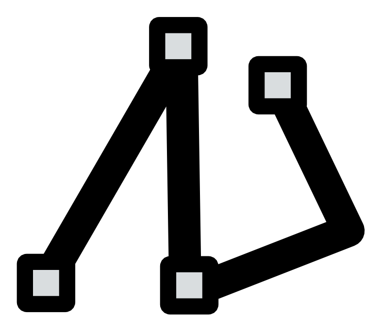 Primary Tool Polyline - Icon Clipart (800x800), Png Download