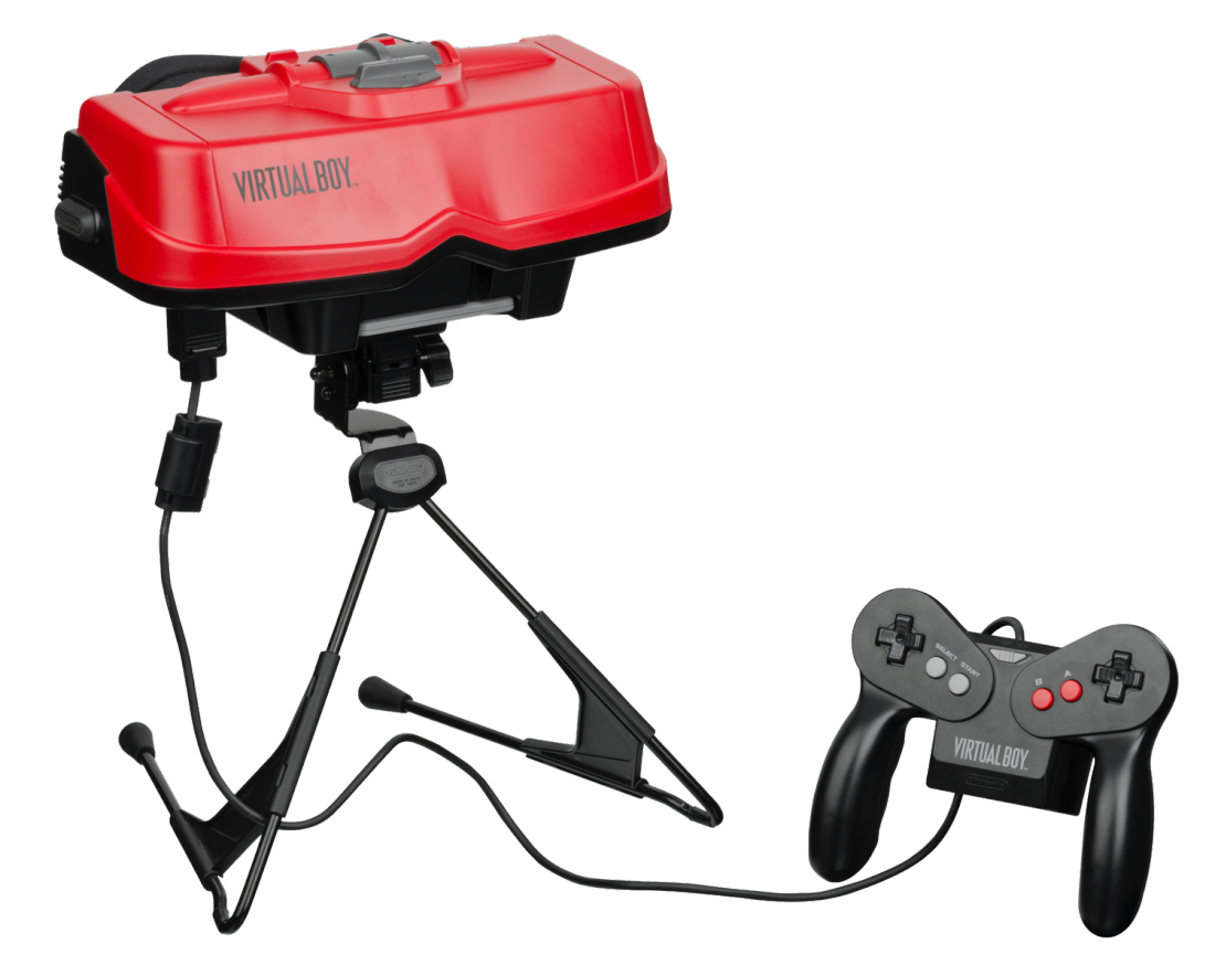 Virtual Boy Png Clip Art Free Download - Nintendo Virtual Boy Png Transparent Png (1100x884), Png Download