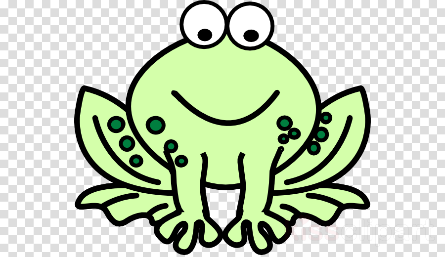 Black And White Frog Clipart Tree Frog Clip Art - Animated Frog - Png Download (900x520), Png Download