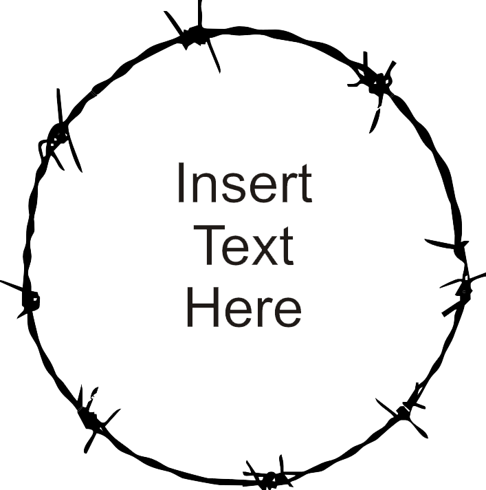 Barbed Wire Clipart Painting - Png Download (707x712), Png Download