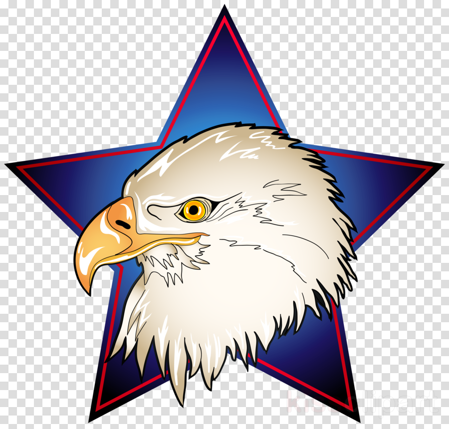 4th Of July Eagle Png Clipart Independence Day Clip - Aufkleber-patriotisches Eagle Runder Aufkleber Transparent Png (900x860), Png Download