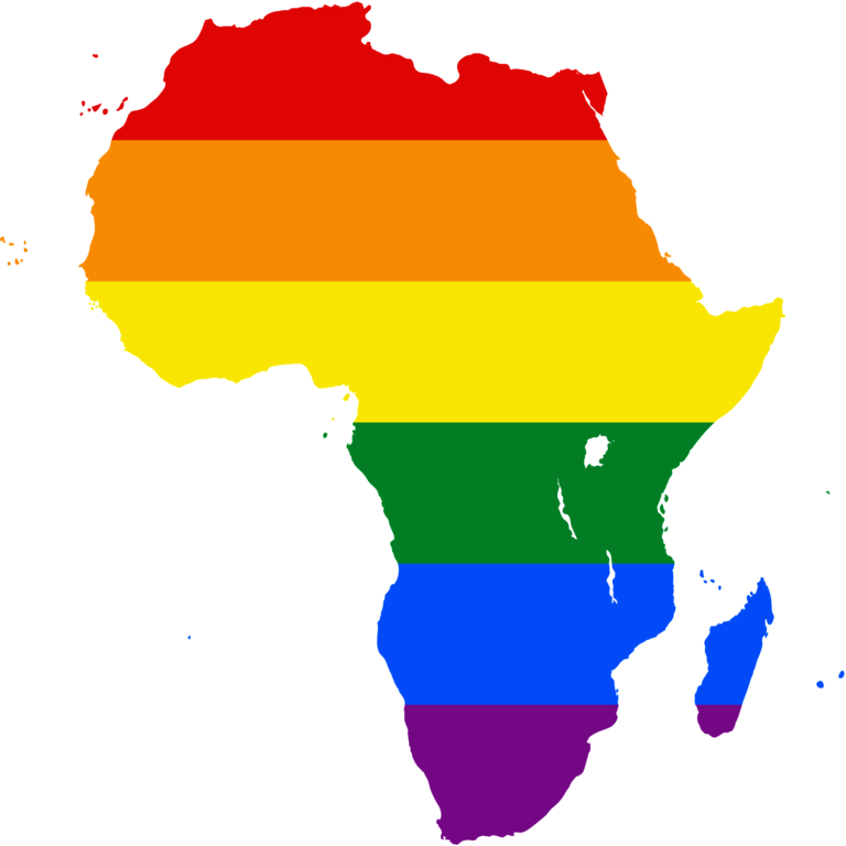 Lgbt Flag Map Of Africa - Travels In The Interior Districts Of Africa - Trade Clipart (768x768), Png Download