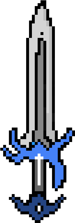 Blue Light Sword - Sword Clipart (490x830), Png Download