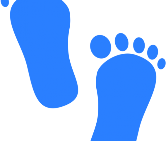 Light Blue Clipart Foot Print - Custom Pink Baby Feet Shot Glass - Png Download (640x480), Png Download