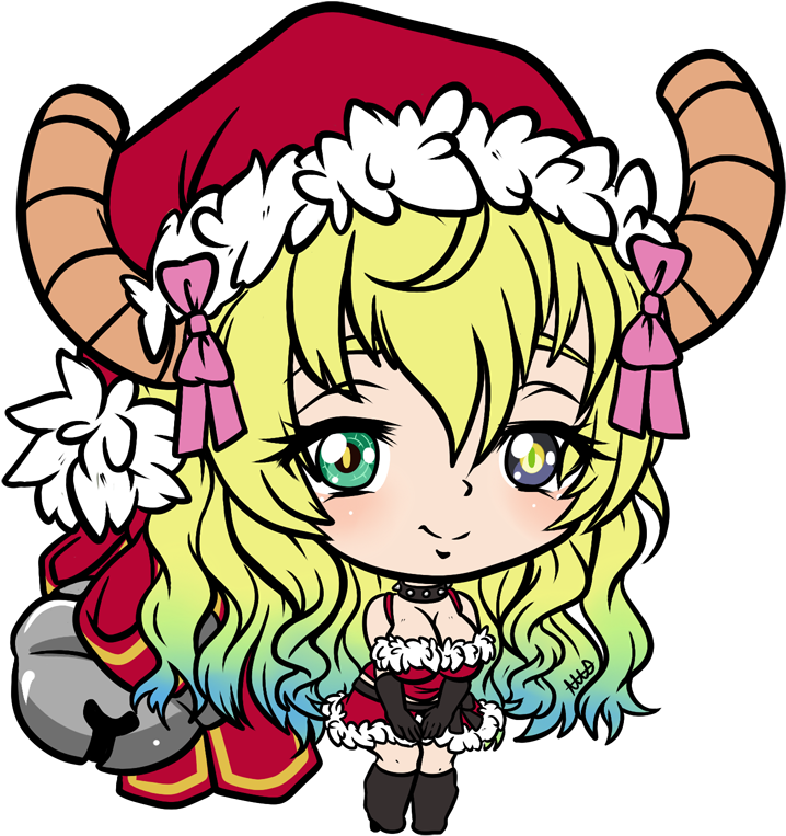 Christmas Commission For Gaylucoa On Twitter Thank - Cartoon Clipart (744x781), Png Download