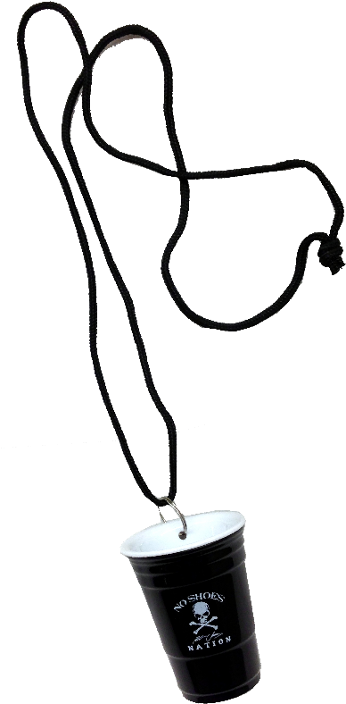 Kenny Chesney No Shoes Nation Shotglass Necklace Clipart (800x800), Png Download
