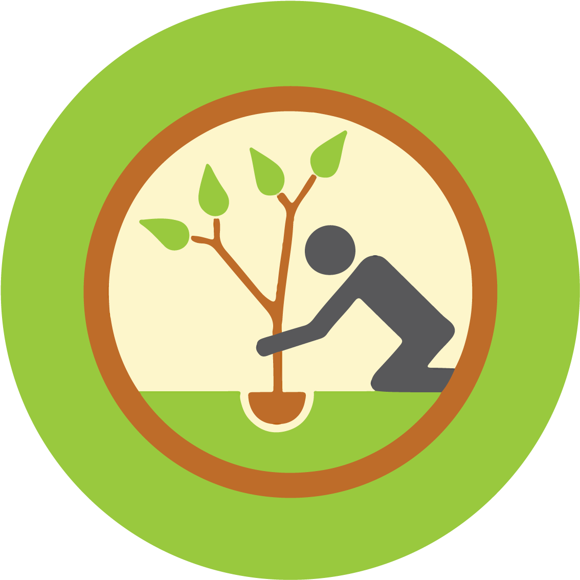 Cherry's Home & Garden Supplies Inc - Tree Planting Clipart - Png Download (1140x1140), Png Download