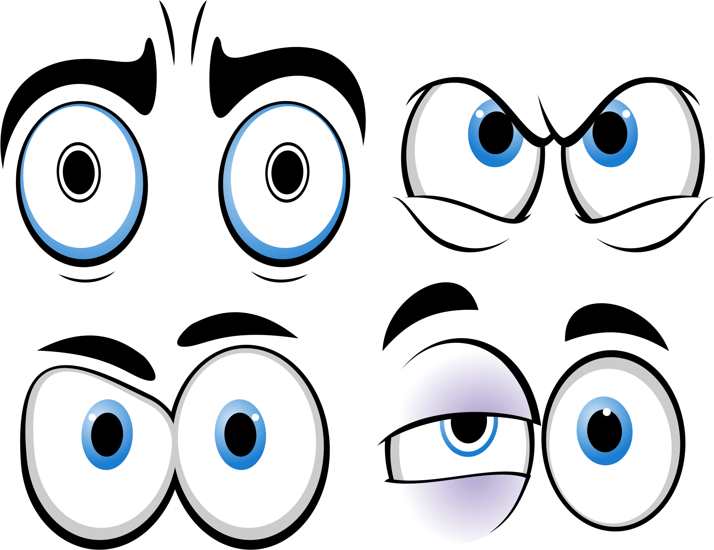 Фотки Gify, Clip Art, Eyes, Faces, To Draw, Illustrations - Png Download (2560x1924), Png Download