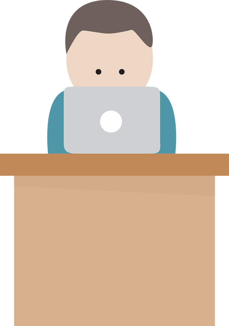 Table With Computer Clipart - Png Download (900x1280), Png Download