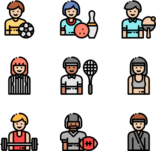 Sport Avatars - Avatar Png Clipart (600x564), Png Download
